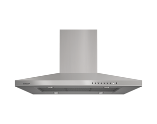 Wolf 107 cm Cooktop Island Hood - Stainless ICBVI42S