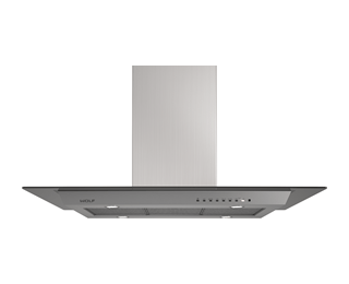 Wolf 114 cm Cooktop Island Hood - Glass ICBVI45G