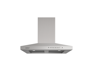 Wolf 76 cm Cooktop Wall Hood - Stainless ICBVW30S