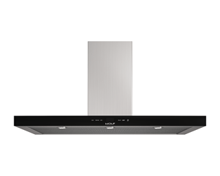 Wolf 114 cm Cooktop Wall Hood - Black ICBVW45B