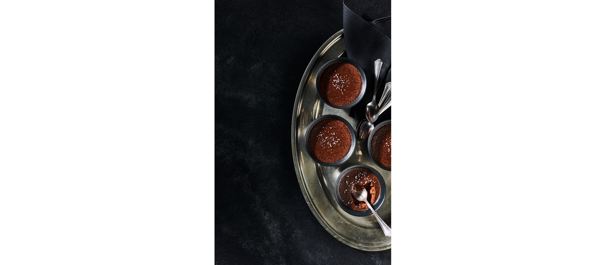 Easy and delicious Chocolate Pot de Crème recipe using the Bake mode setting of your Wolf Oven